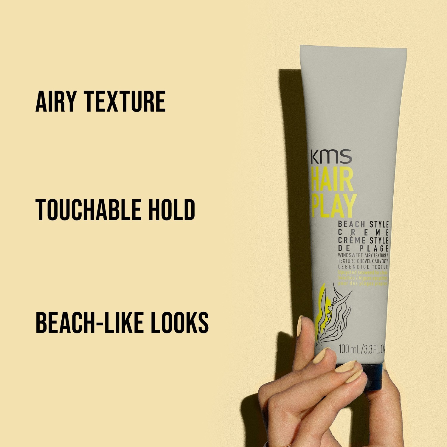 KMS Hair Cream Hairplay Beach Styling krém - 100 ml