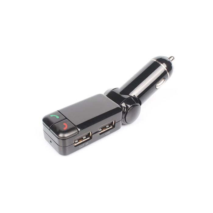 Kit vivavoce Bluetooth AVIZAR - Trasmettitore FM - Nero - USB - Micro-SD