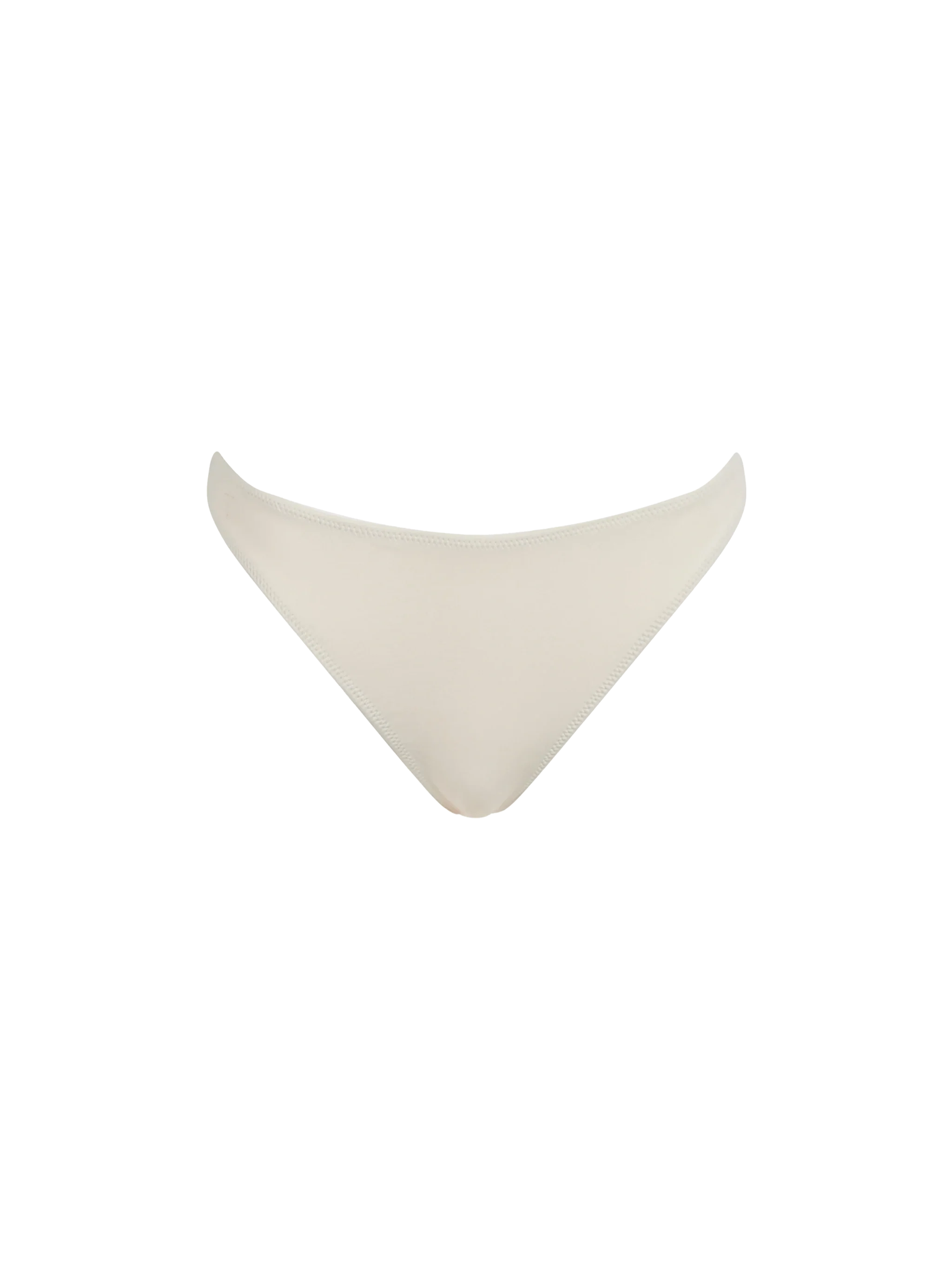 Culotte de bain taille haute crème Naomi pour femme