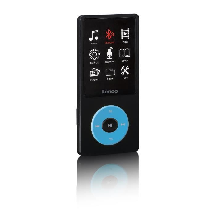 Lettore MP3/MP4 Lenco Xemio-860BU con Bluetooth® e memoria interna da 8 GB - Blu