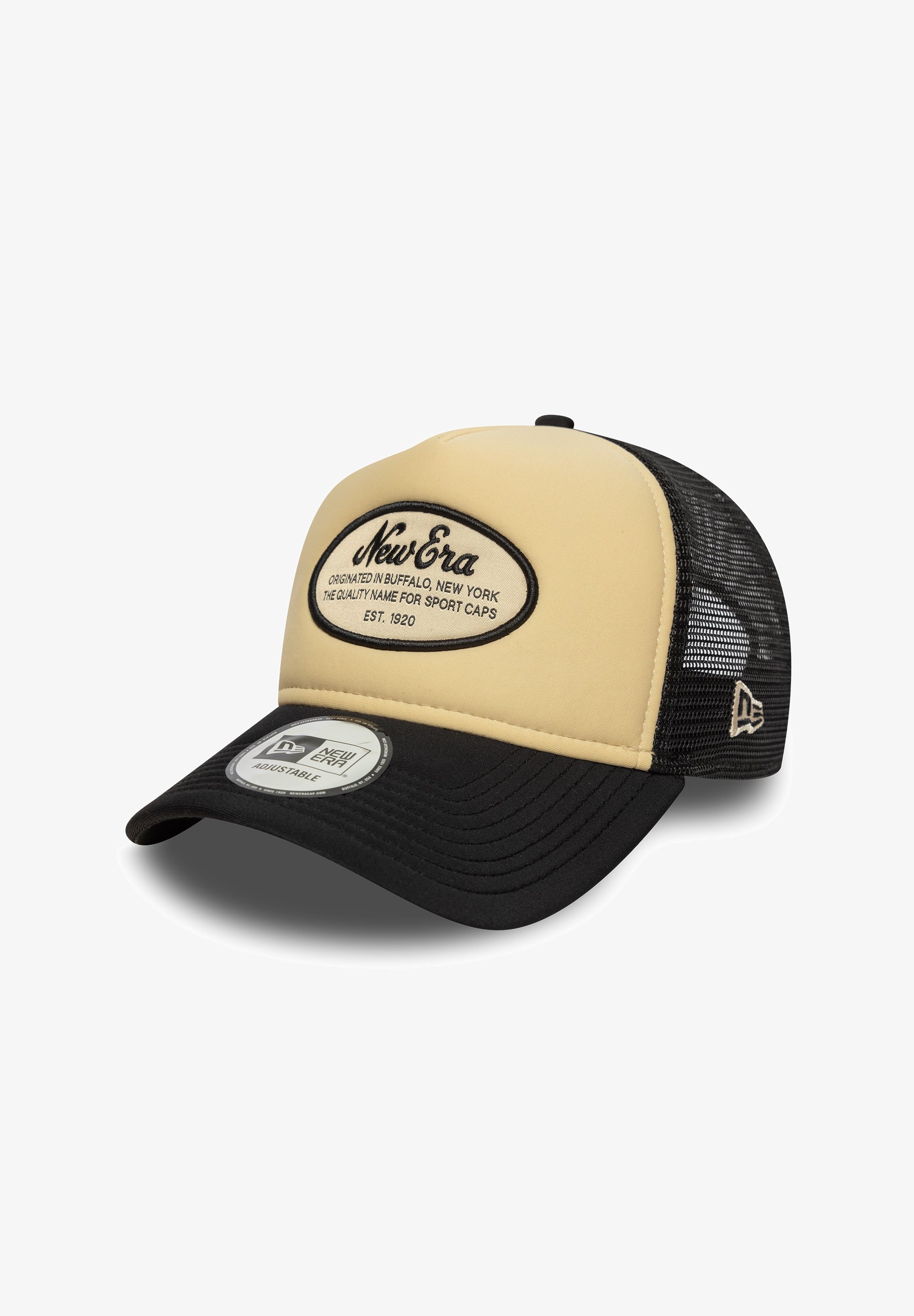 New Era OVAL PATCH TRUCKER - Cepure - new era blkwhi
