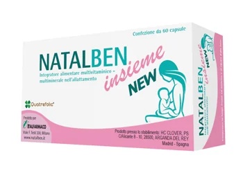 NATALBEN Natalben Insieme Nieuw 60 capsules Voedingssupplement voor baby's