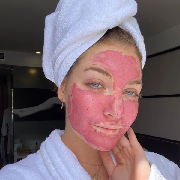 PERL Cosmetics British Pink Clay Mask – Nachfüllpackung aus Pappe
