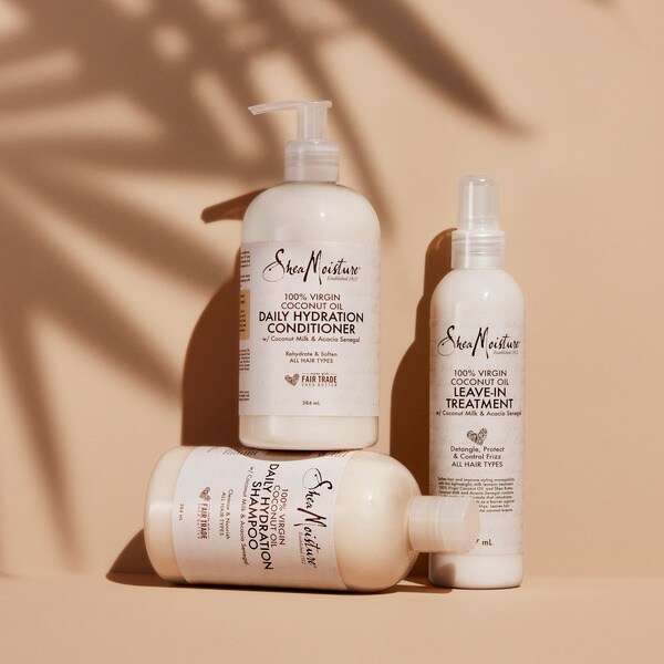 Acondicionador SheaMoisture 100% Aceite de Coco Virgen 384 ml