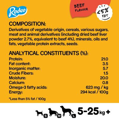 Friandises Pedigree Rodeo au bœuf