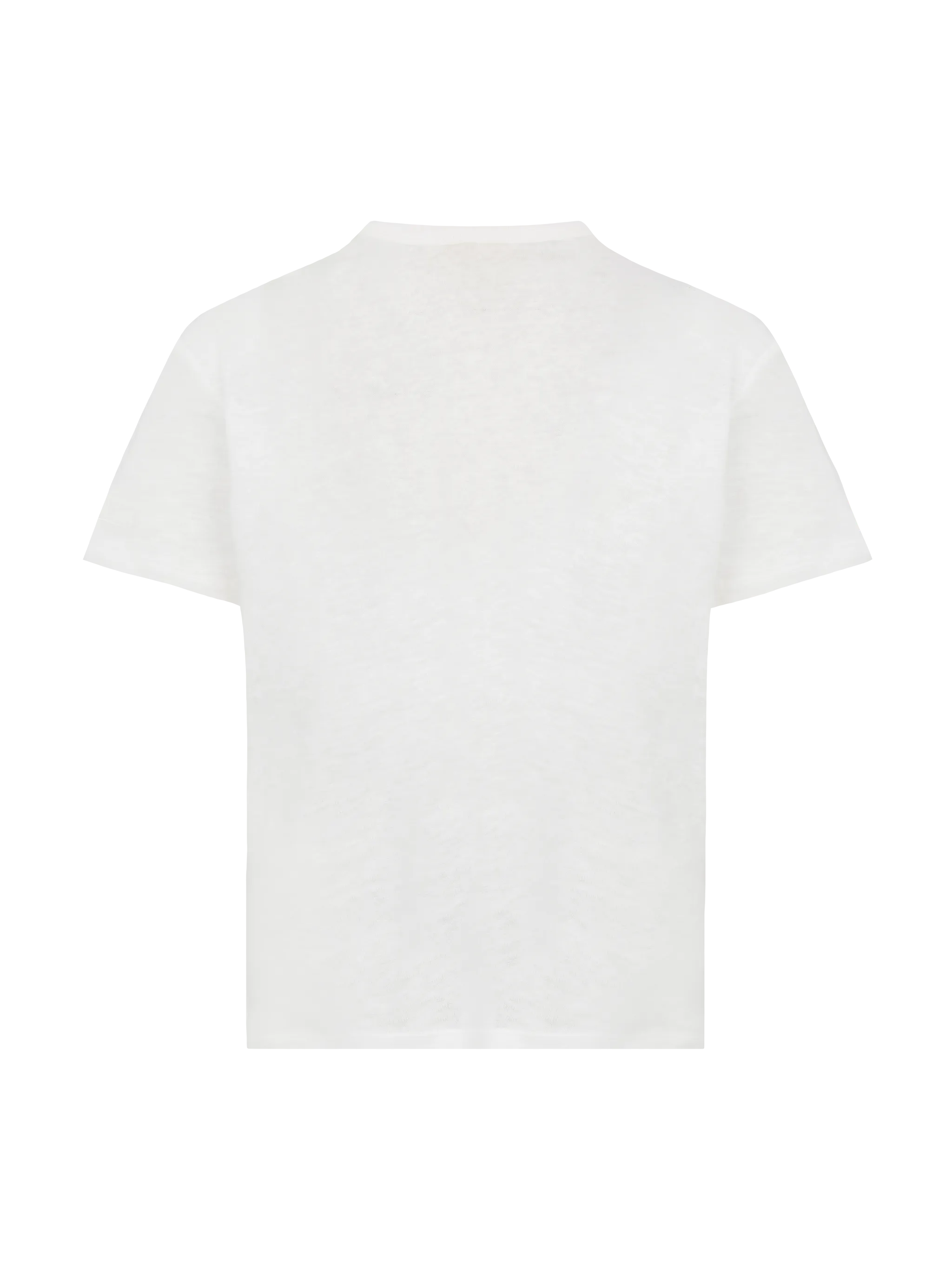T-shirt Alex in jersey lino bianco