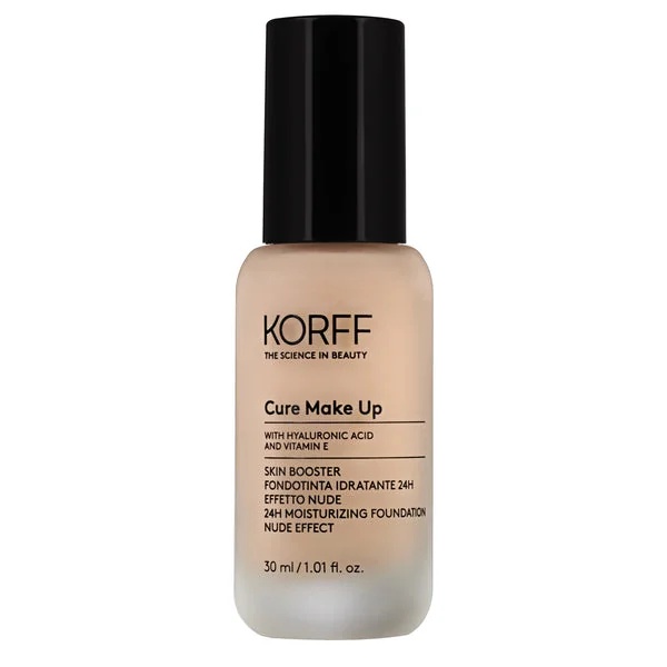 KORFF Korff 24H Hydraterende Make-up Nude Effect Kleur 05 30 ml Vloeibaar met een dunne textuur
