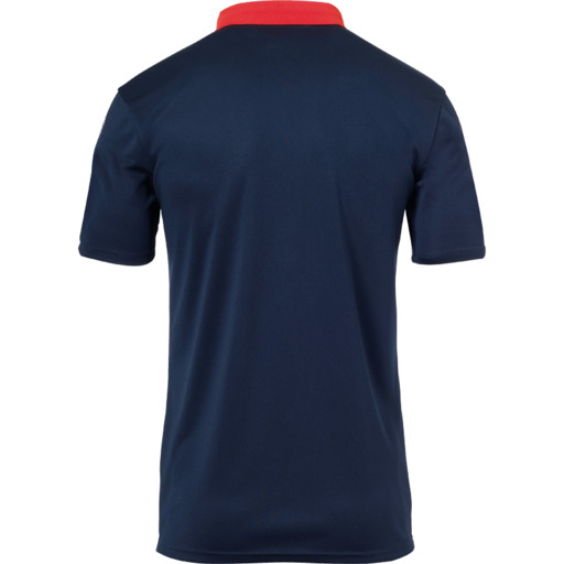  Camisa Polo Offense 23 Azul Marinho/Vermelho/Branco Uhlsport