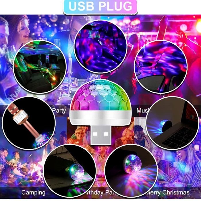 Platine Vinyle Disques 33,45,78 trs, Multifonction Bluetooth rétro TD14, Encoding, Port USB, Cuir marron, 2 Boules Disco LED