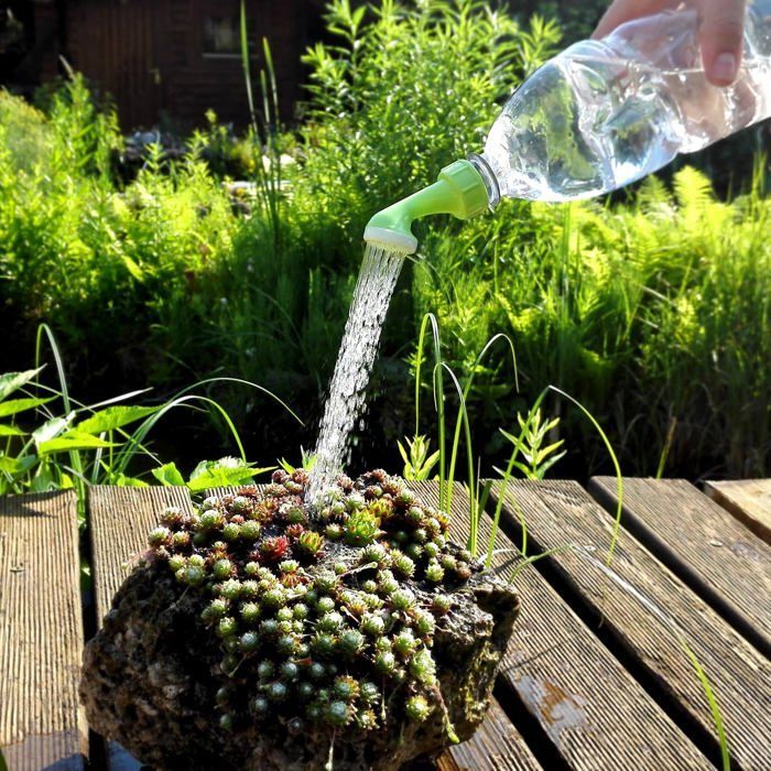 Gieteraccessoires: 3 kleine gieters, accessoires voor het water geven van kamerplanten, kleine gieter