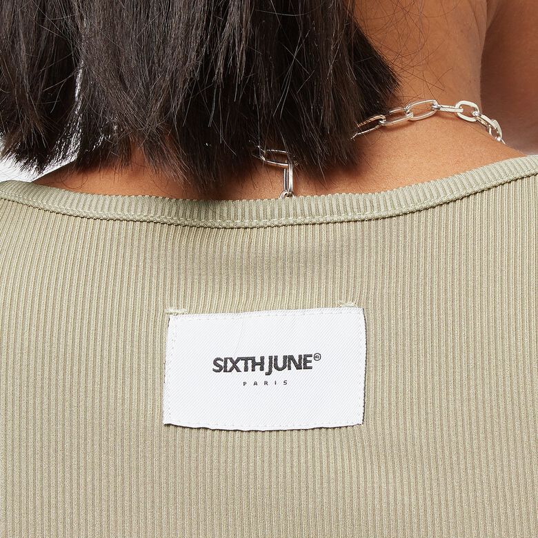 Crop top met mouwen uit de jaren 2000