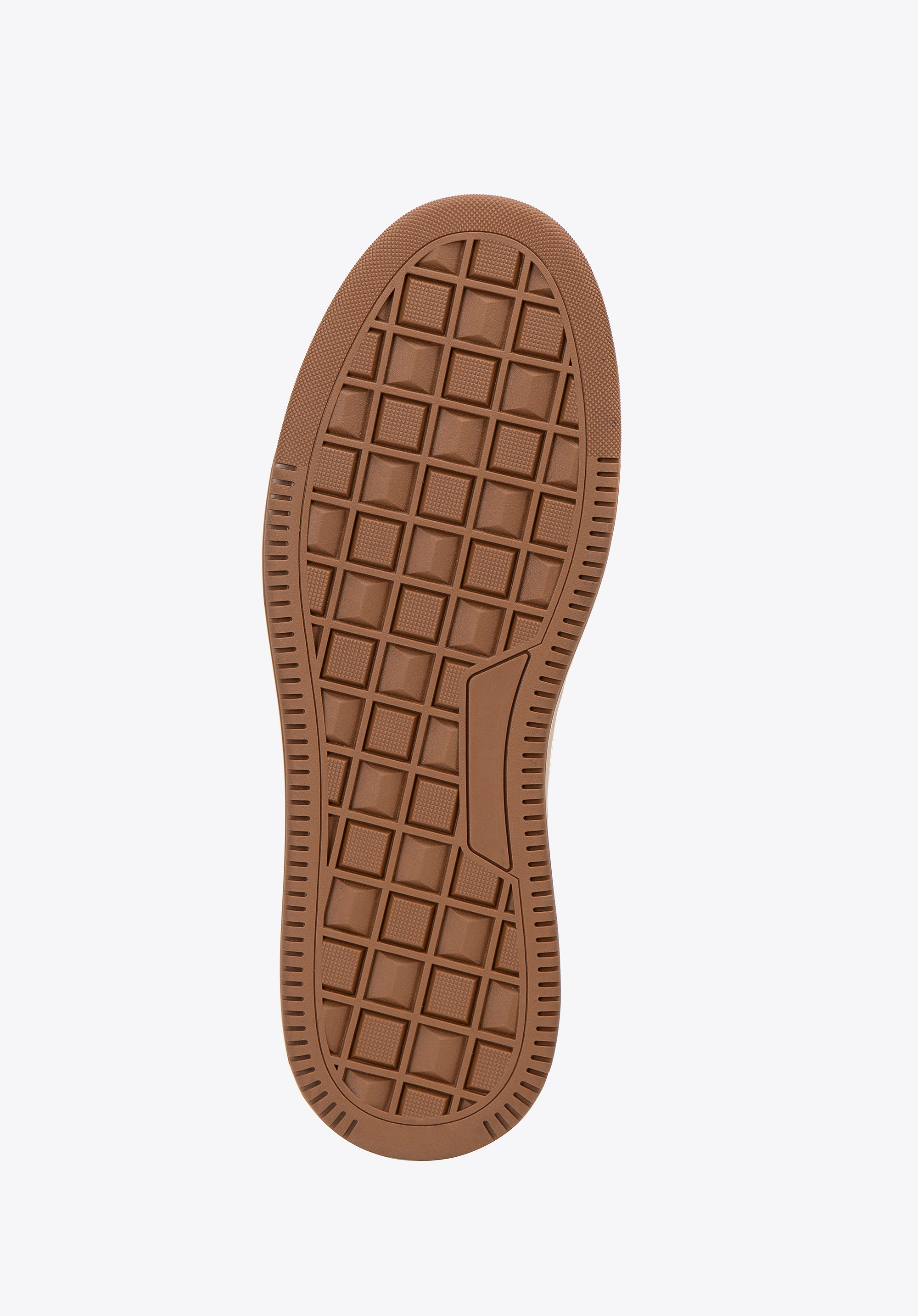 Męskie sneakersy z ekoskóry biało - beżowe