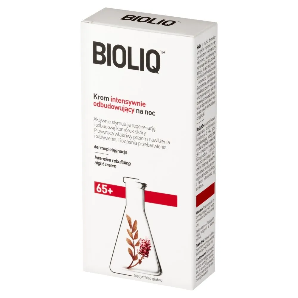 Bioliq 65+ Krem intensywnie odbudowujący na noc