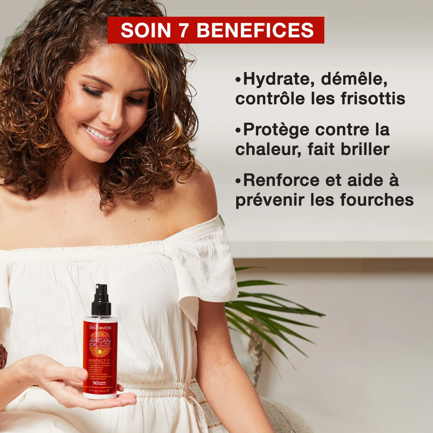 Creme of Nature Argan - Soin apaisant Perfect 7 sans sulfate