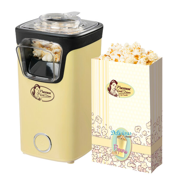 Mașină de popcorn, galbenă