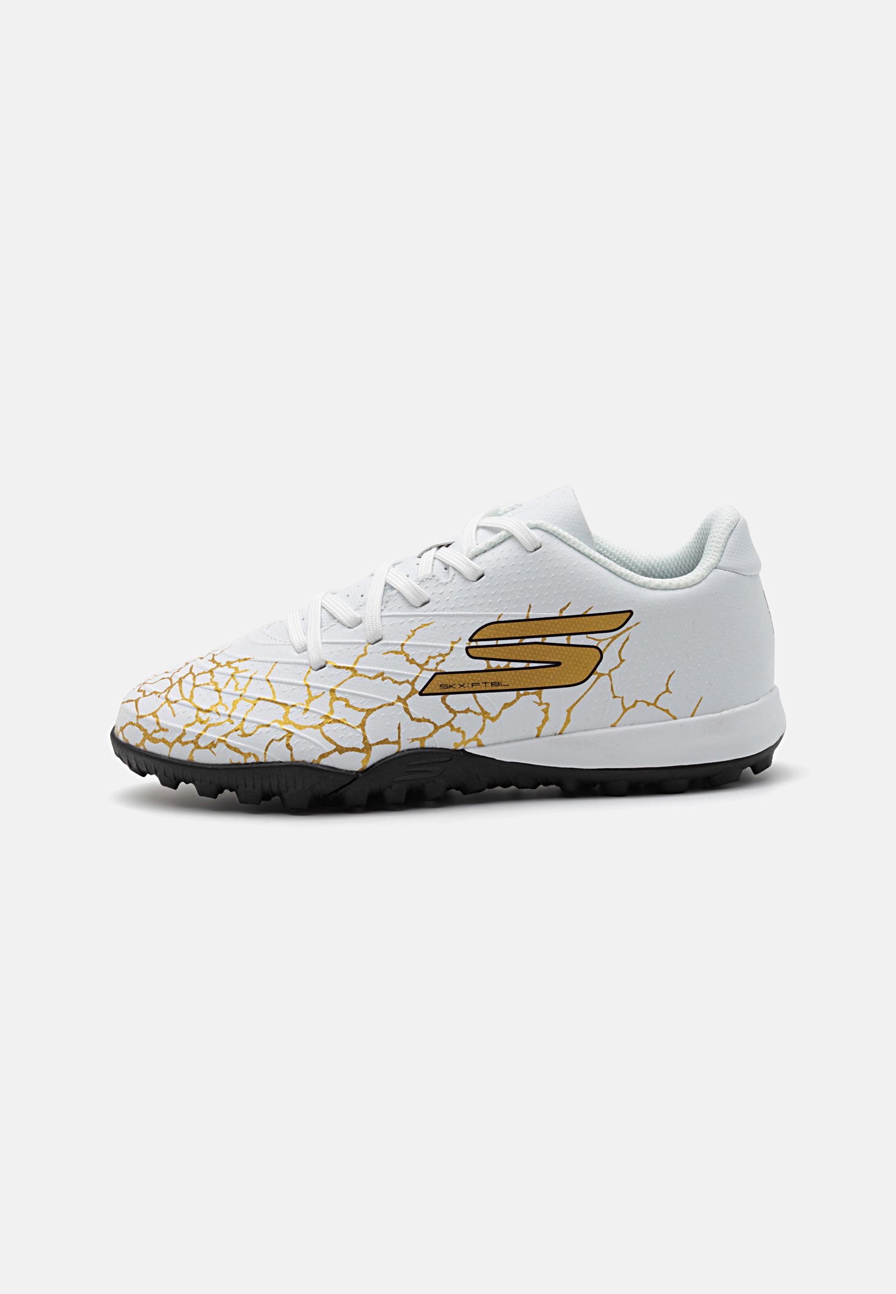 Chaussures de football Skechers Performance Turf - blanc/or