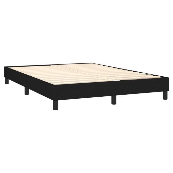 Rete a doghe - DUOKON - 140x190 cm - Tessuto 100% poliestere - Nero - Facile da montare