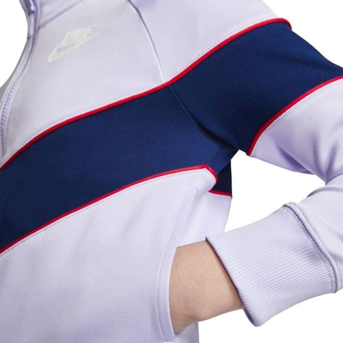 Nike SPORTSWEAR HERITAGE Junior -verryttelytakki - violetti - poikien - pitkähihainen - monilaji