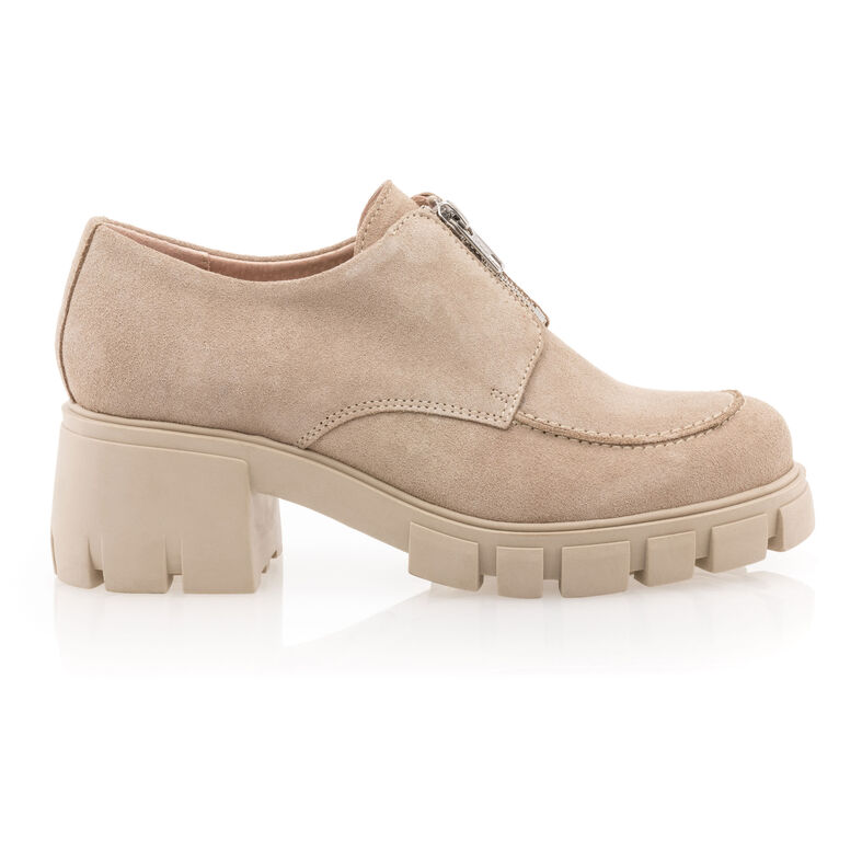 Beige Damen-Loafer/Bootsschuhe