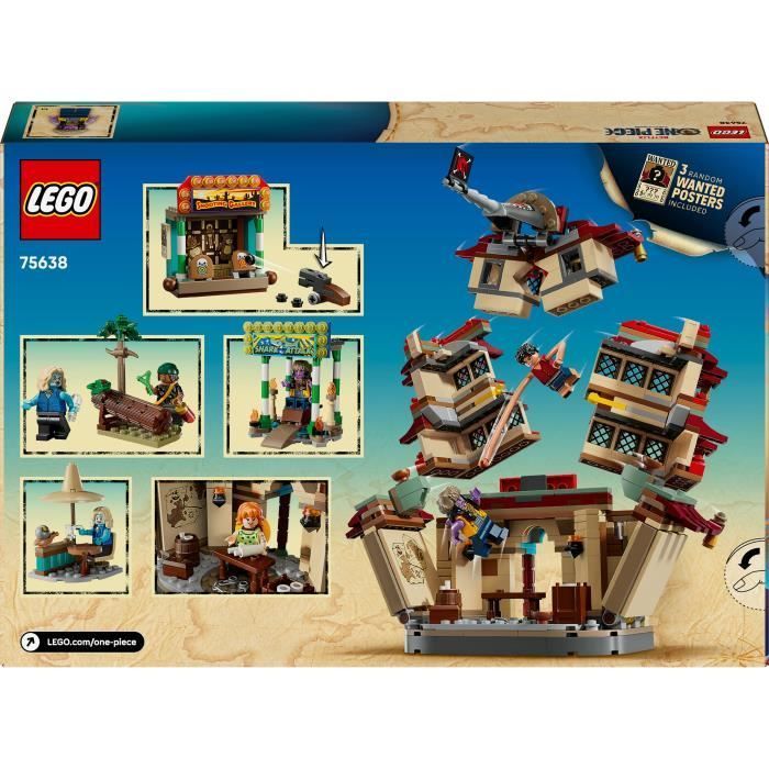 LEGO ONE PIECE 75638 La batalla de Arlong Park - Set de construcción para niños de 9 años en adelante
