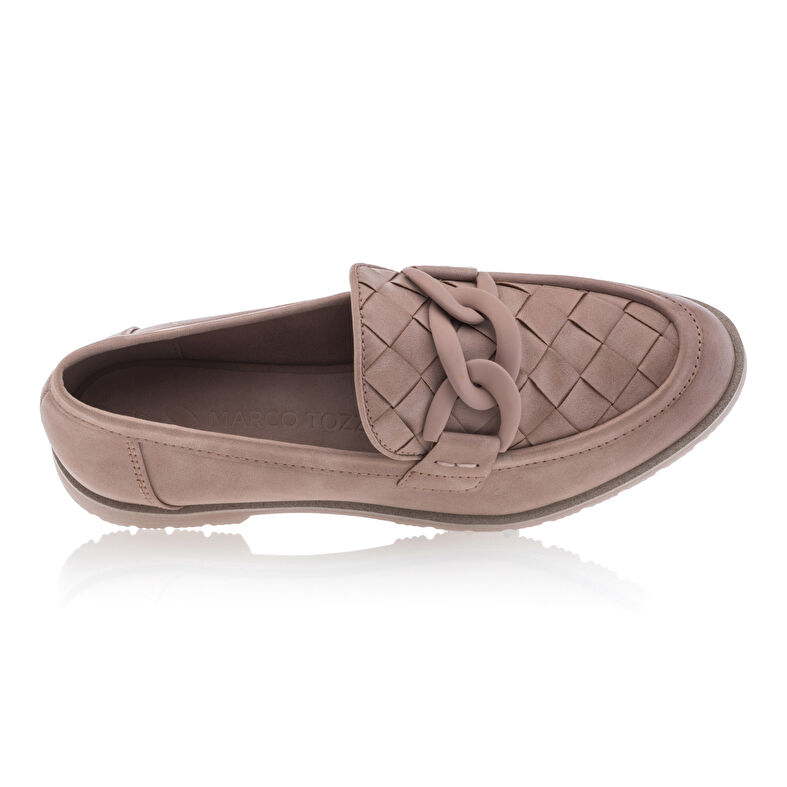 Rosa Damen-Loafer/Bootsschuhe