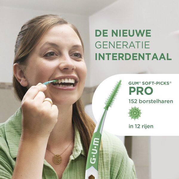 GUM Soft-Picks Pro interdentalne čačkalice veličine M, 60 komada