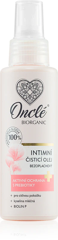 Óleo de limpeza íntima Onclé Biorganic
