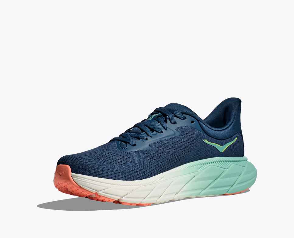 HOKA Arahi 7 Midnight / Seafoam