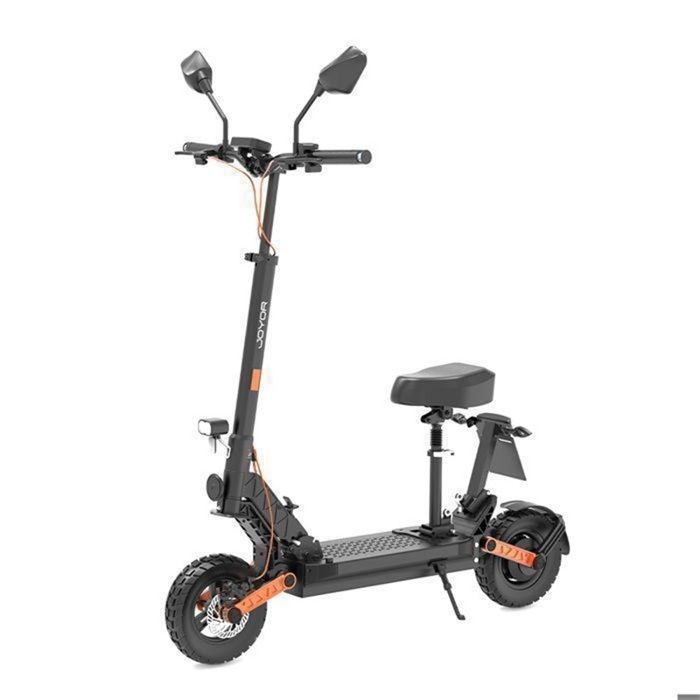 Motocicleta elétrica - JOYOR - S8E - Motor de 800W - Bateria de 48V 26AH - Autonomia de 80km - Preta