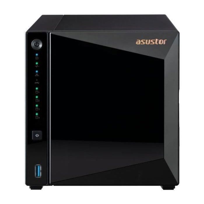 Server NAS - ASUSTOR - AS3304T v2 Drivestor 4 Pro Gen2 - Quad-Core 1.7GHz - 2GB DDR4 - 2.5GbE - 4 alloggiamenti