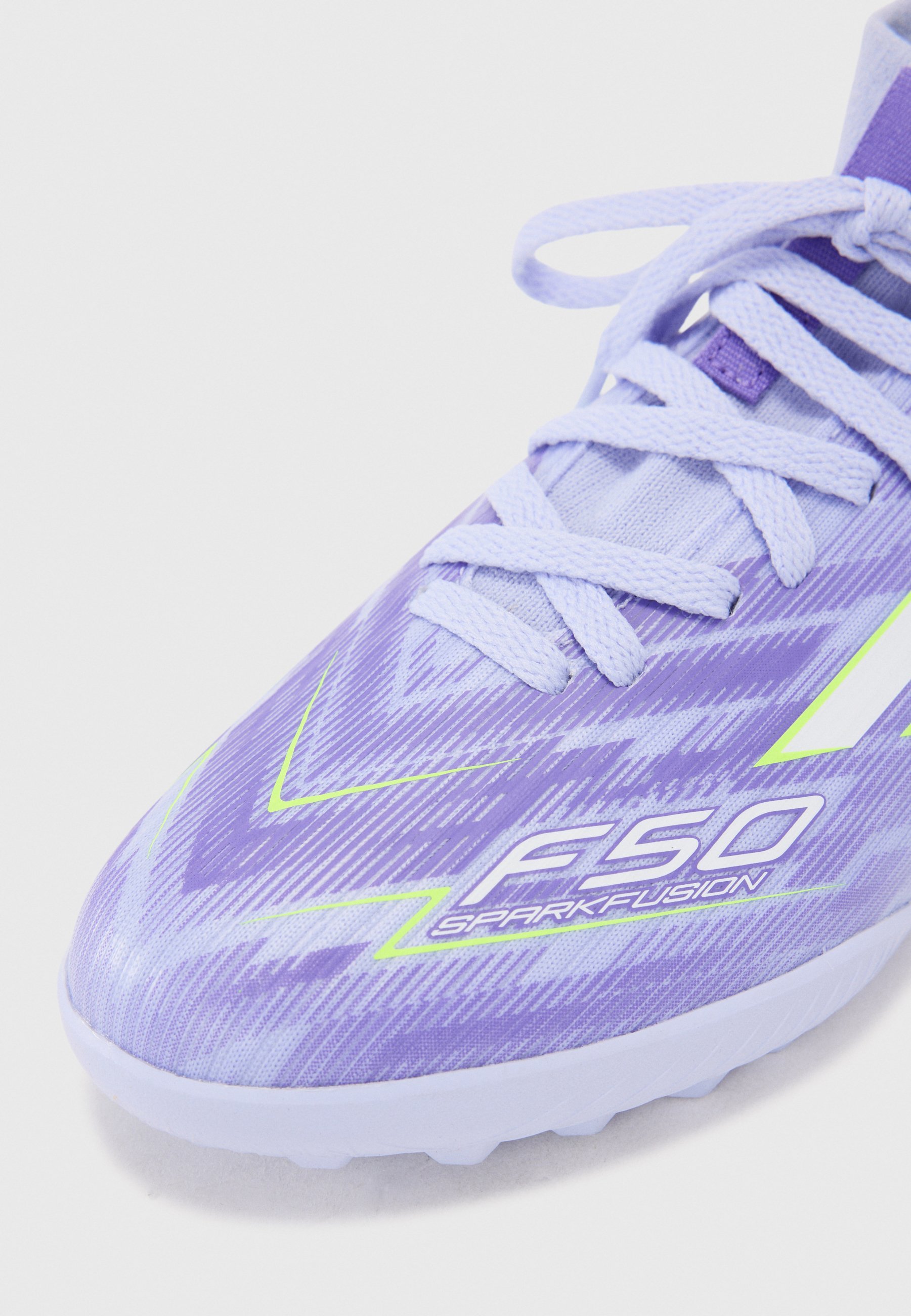 adidas Performance F50 SPARKFUSION LEAGUE UNISEX - Gyep focicipő - lila árnyalat/világos citrom/lila sárgászöld