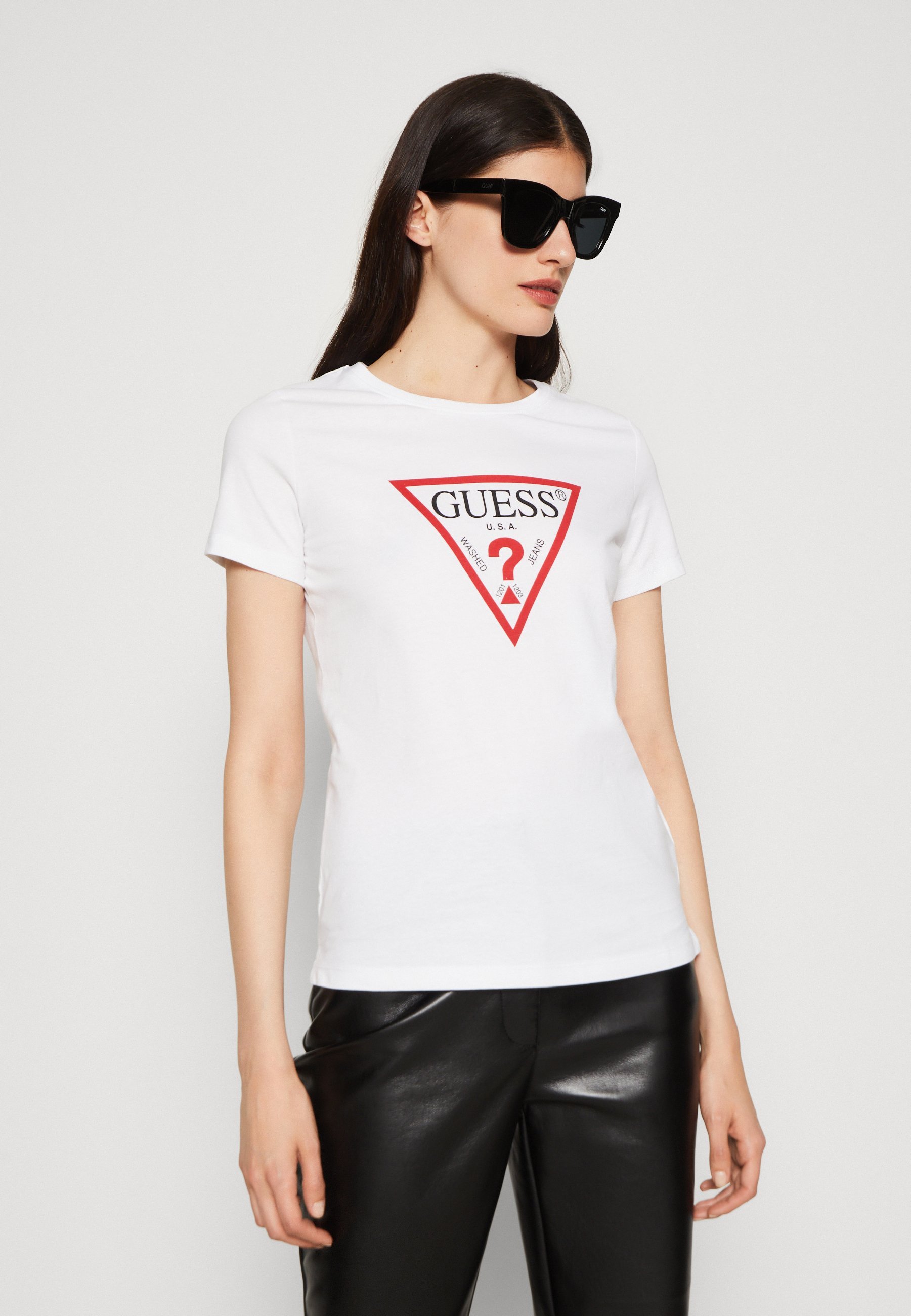 Guess ORIGINAL - T-shirt met print - puur wit