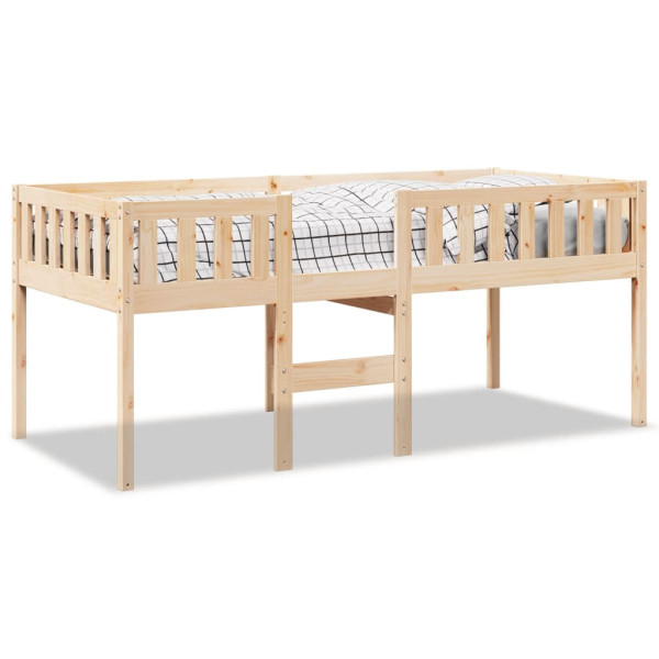 Łóżko dziecięce bez materaca 90x200 cm lite drewno sosnowe