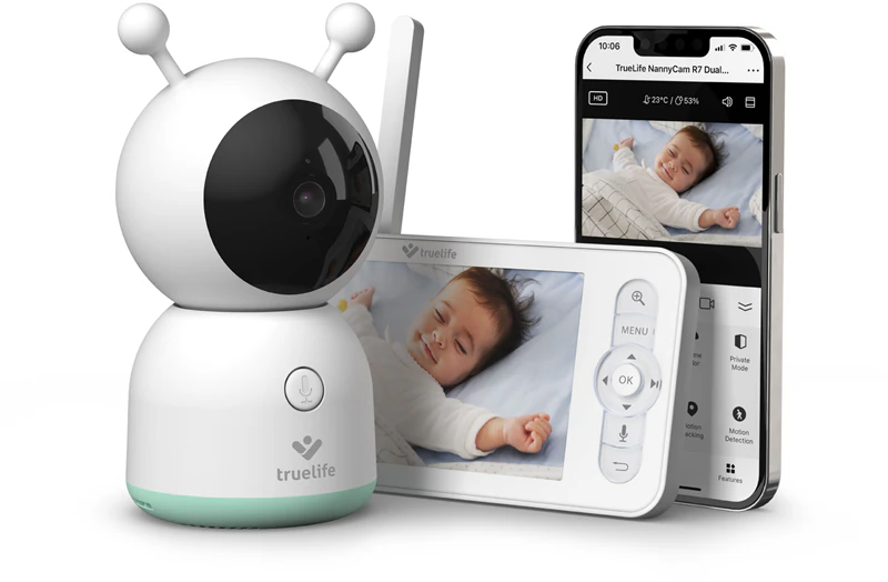 TrueLife NannyCam R7 Dual Smart digitale video babyfoon