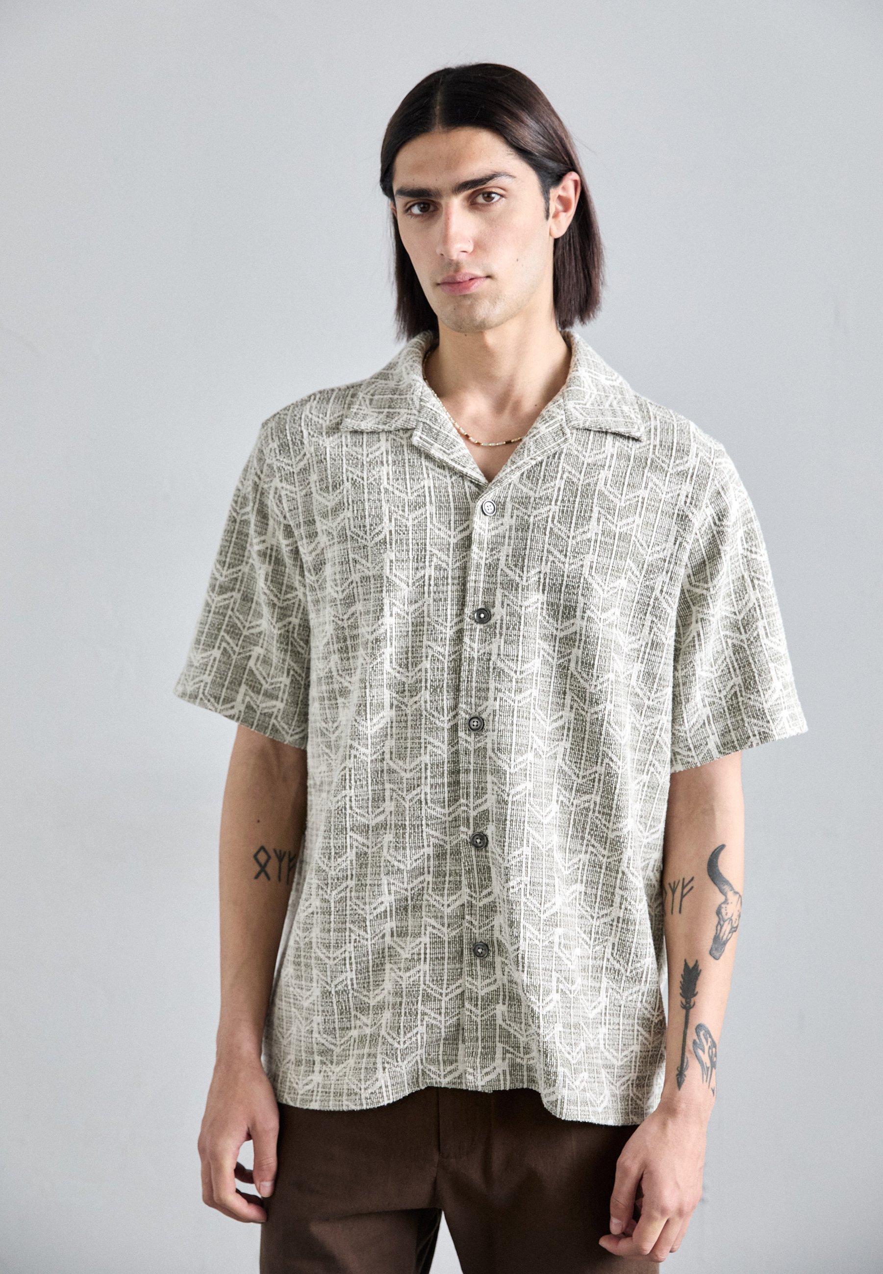 NN.07 JULIO - Chemise - vert crocodile