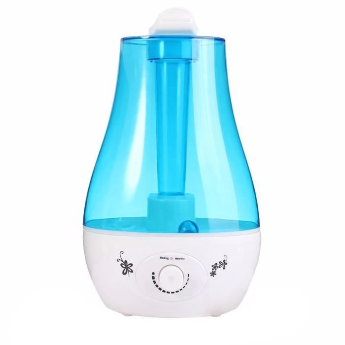 Humidificador ultrasónico de aroma de 3 litros con doble boquilla, difusor de aire, atomizador y generador de niebla - Humidificador 362