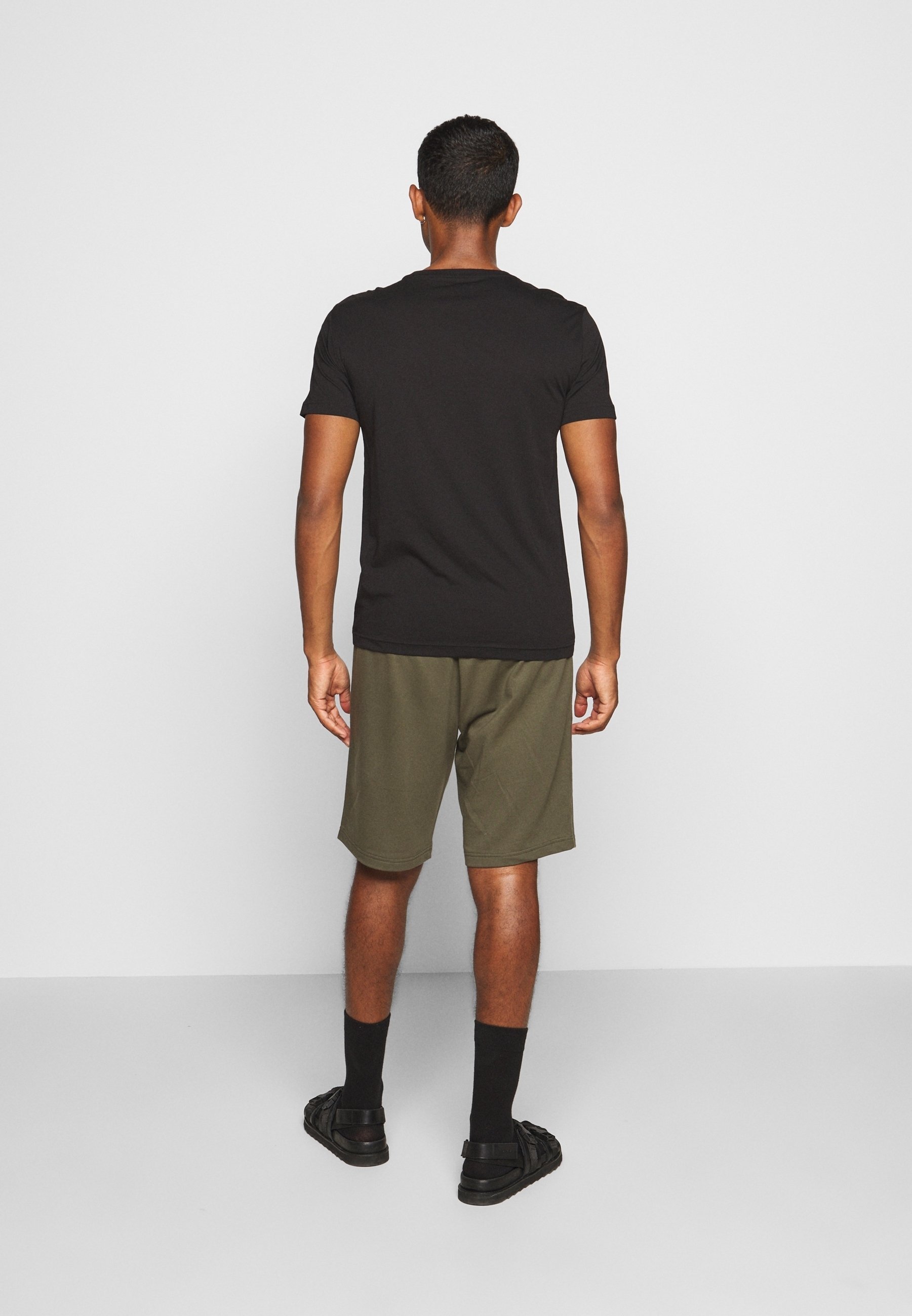 EA7 T-shirt con stampa Emporio Armani - nera