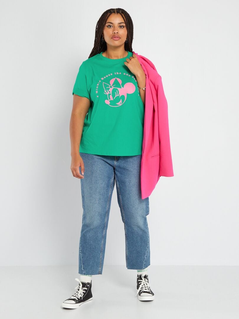 'Minnie' T-shirt met korte mouwen - GROEN