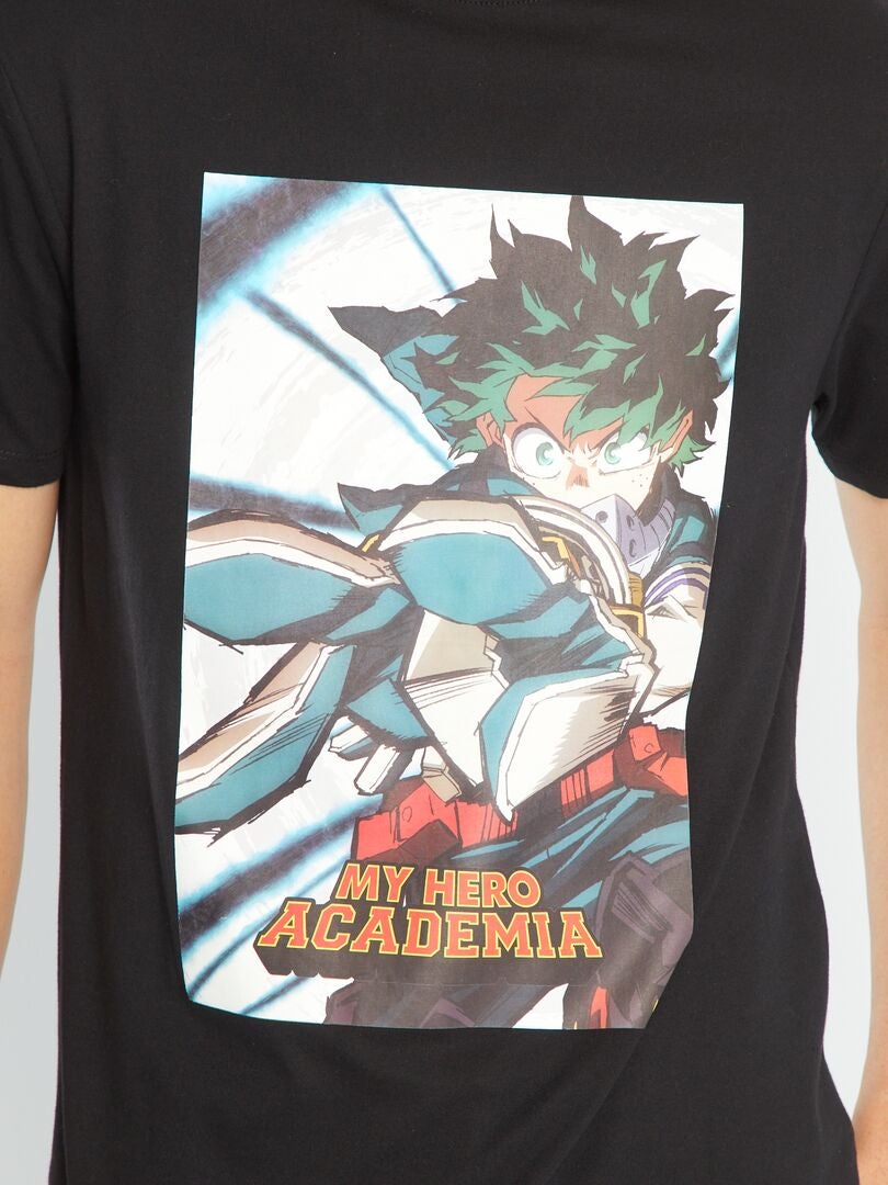 Koszulka „My Hero Academia” – CZARNY