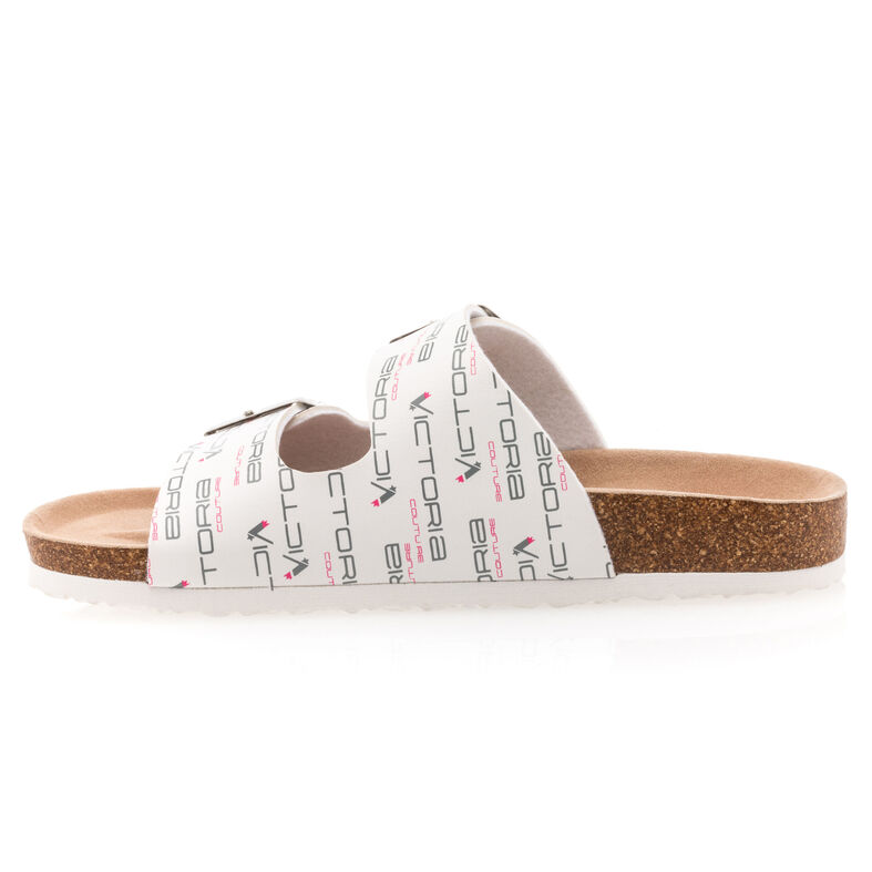 Hvite sandaler / sko med åpen tå til dame