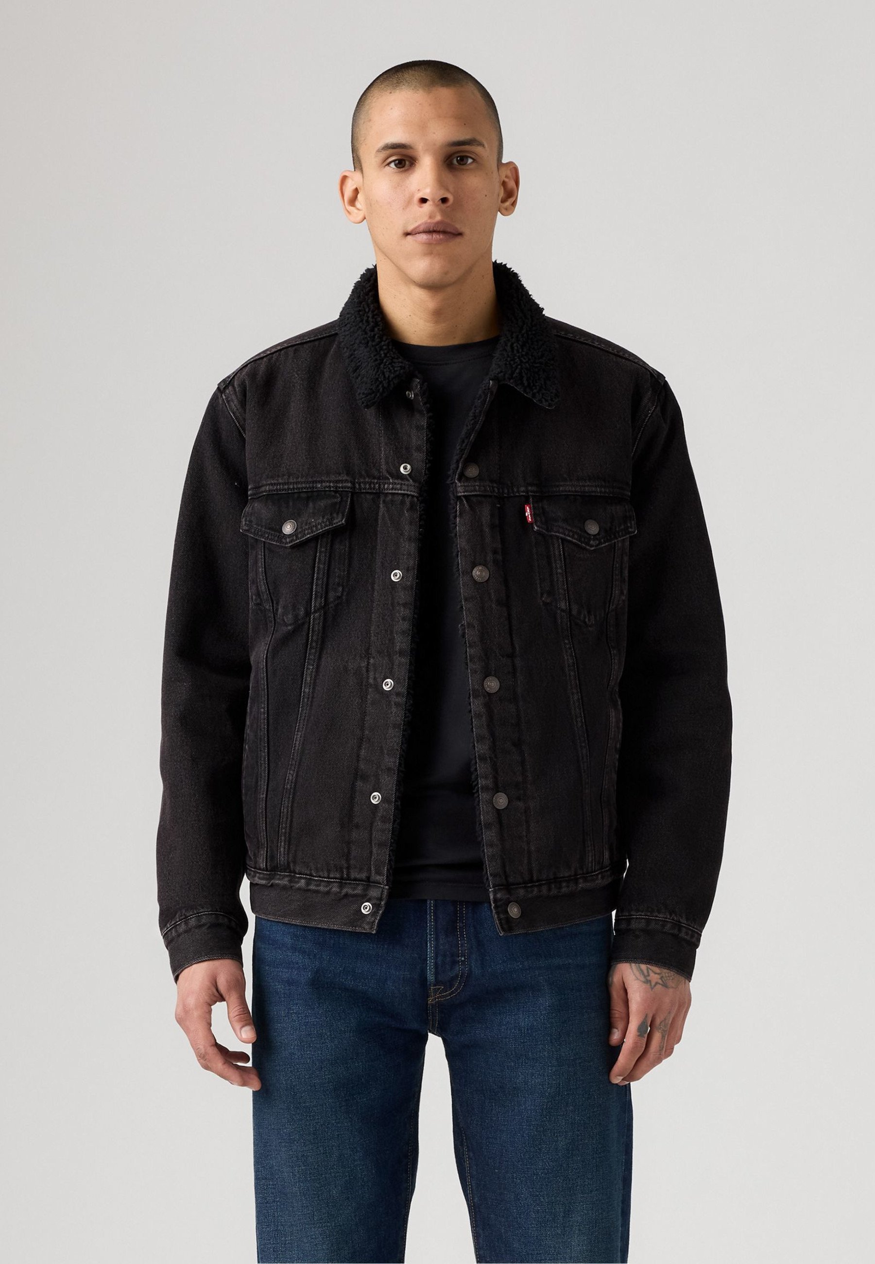 Veste en jean Levi's® TRUCKER - Veste en jean sherpa ultra-résistante