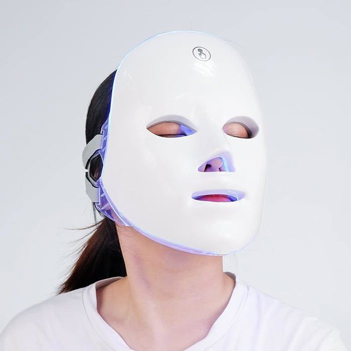 Masque facial LED USB thérapie rajeunissement de la peau Anti acné élimination des rides masque de soins de la peau