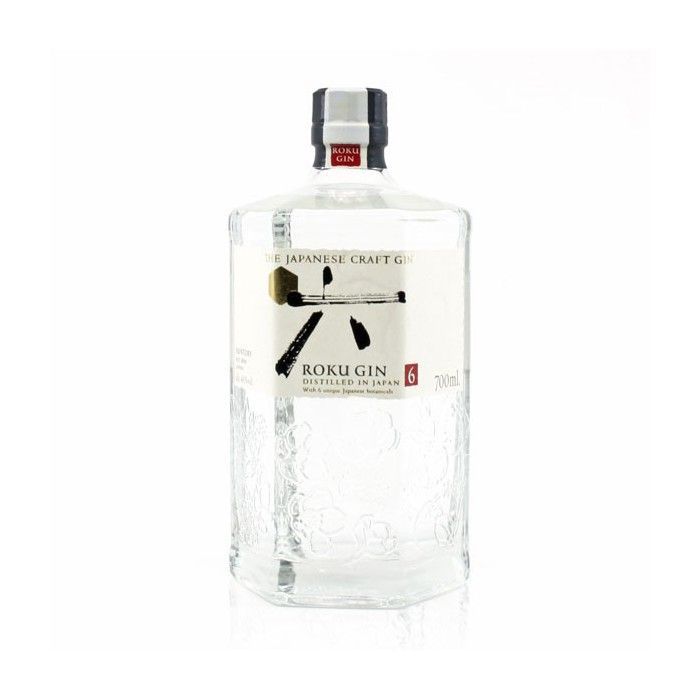 Roku Gin The Japanese Craft Gin 43% Vol. 0,7l en boîte cadeau avec Verre