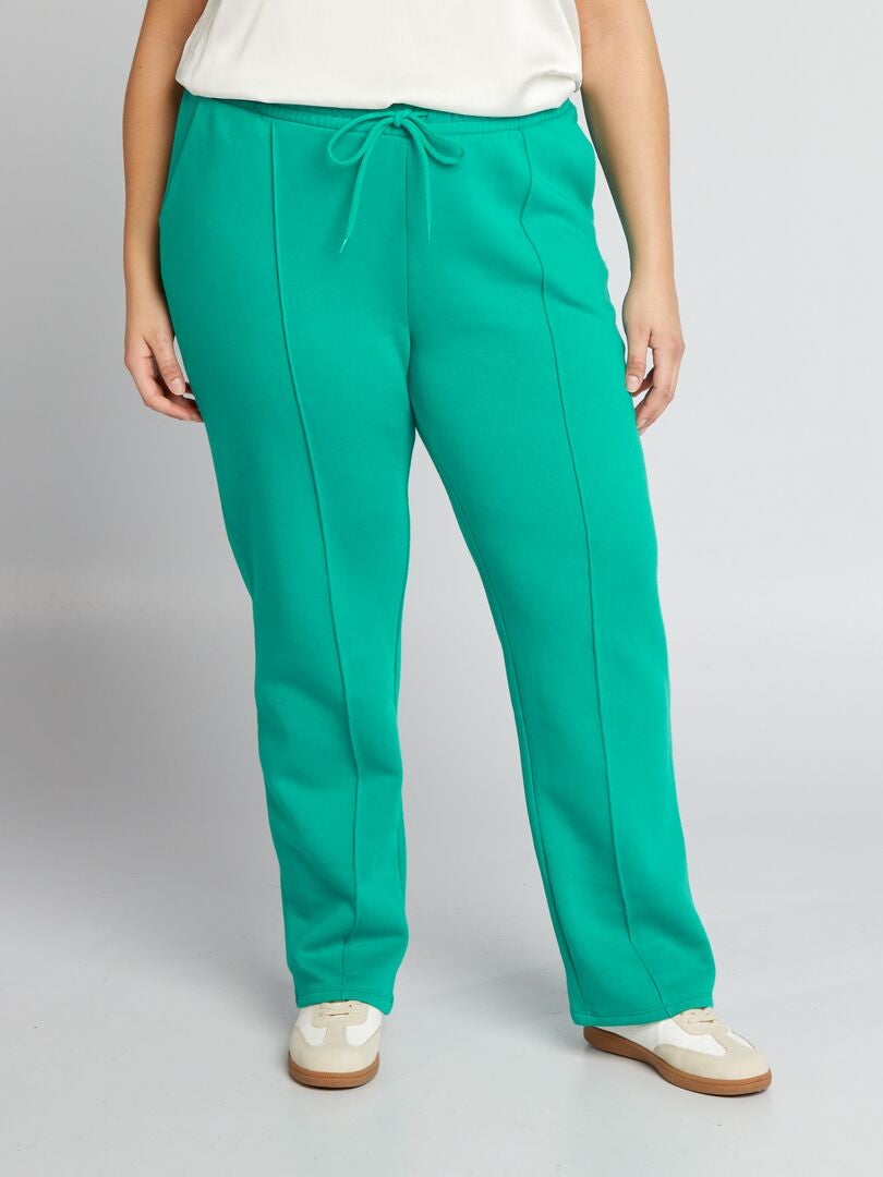 Fleece joggingbroek - GROEN