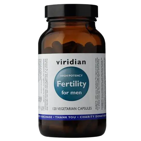 Viridian Fertility For Men, Preparat wspomagający płodność u mężczyzn, Kapsułki