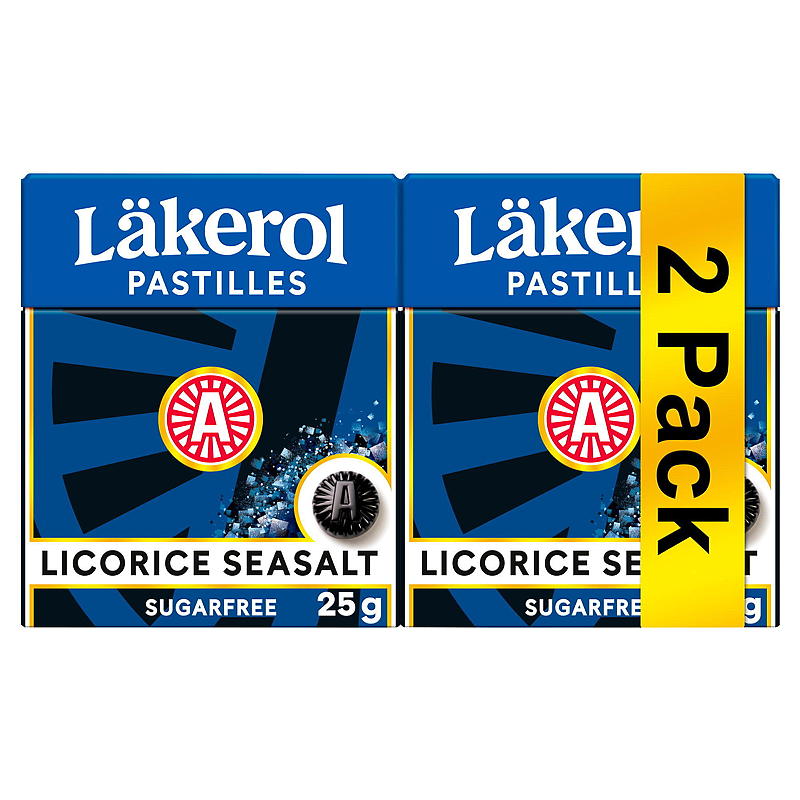 Lâkerol Läkerol 2-pk 46 g, Zeezout