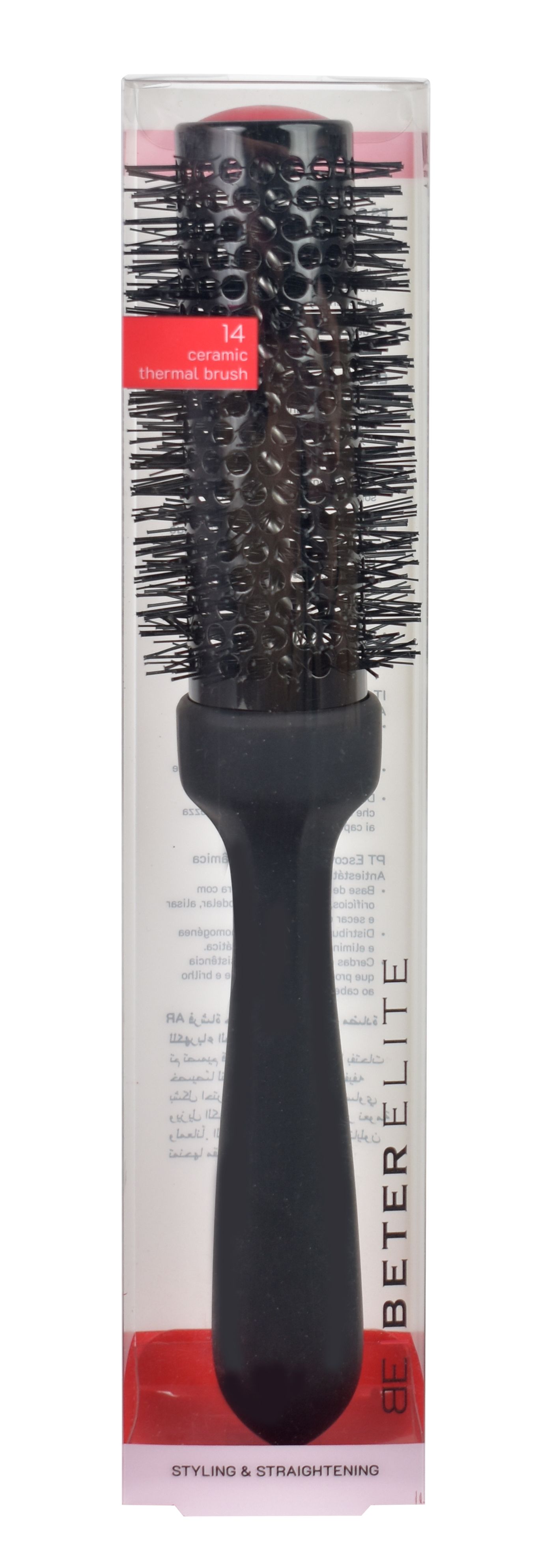 Elite Ceramic Thermal Brush No. 14 Matu veidošanai un taisnošanai Taisnojošās birstes