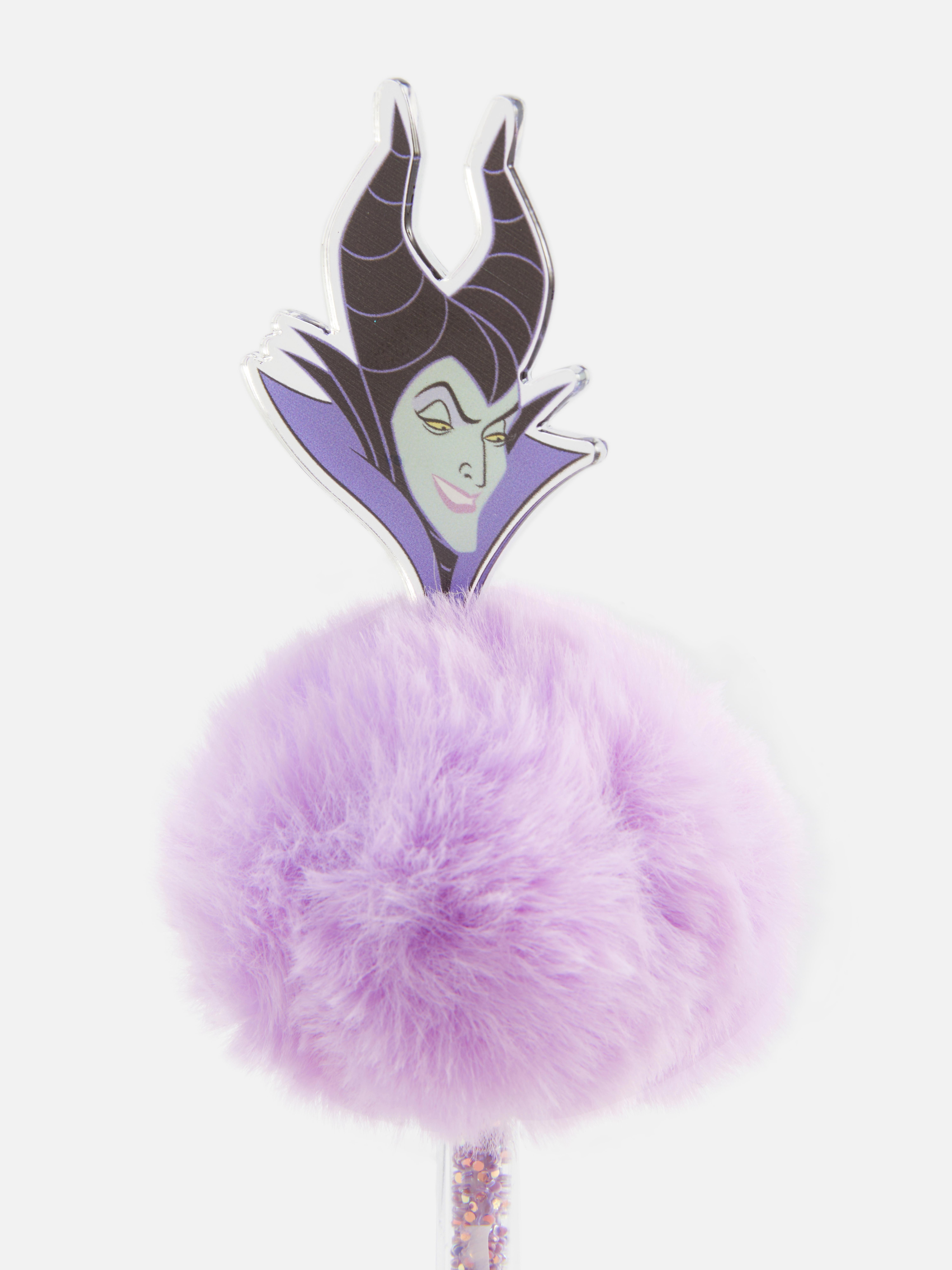 Kynä pompomilla Disney-konnat Hauska kynä Disney-konna-teemalla ja pompomilla päällä
