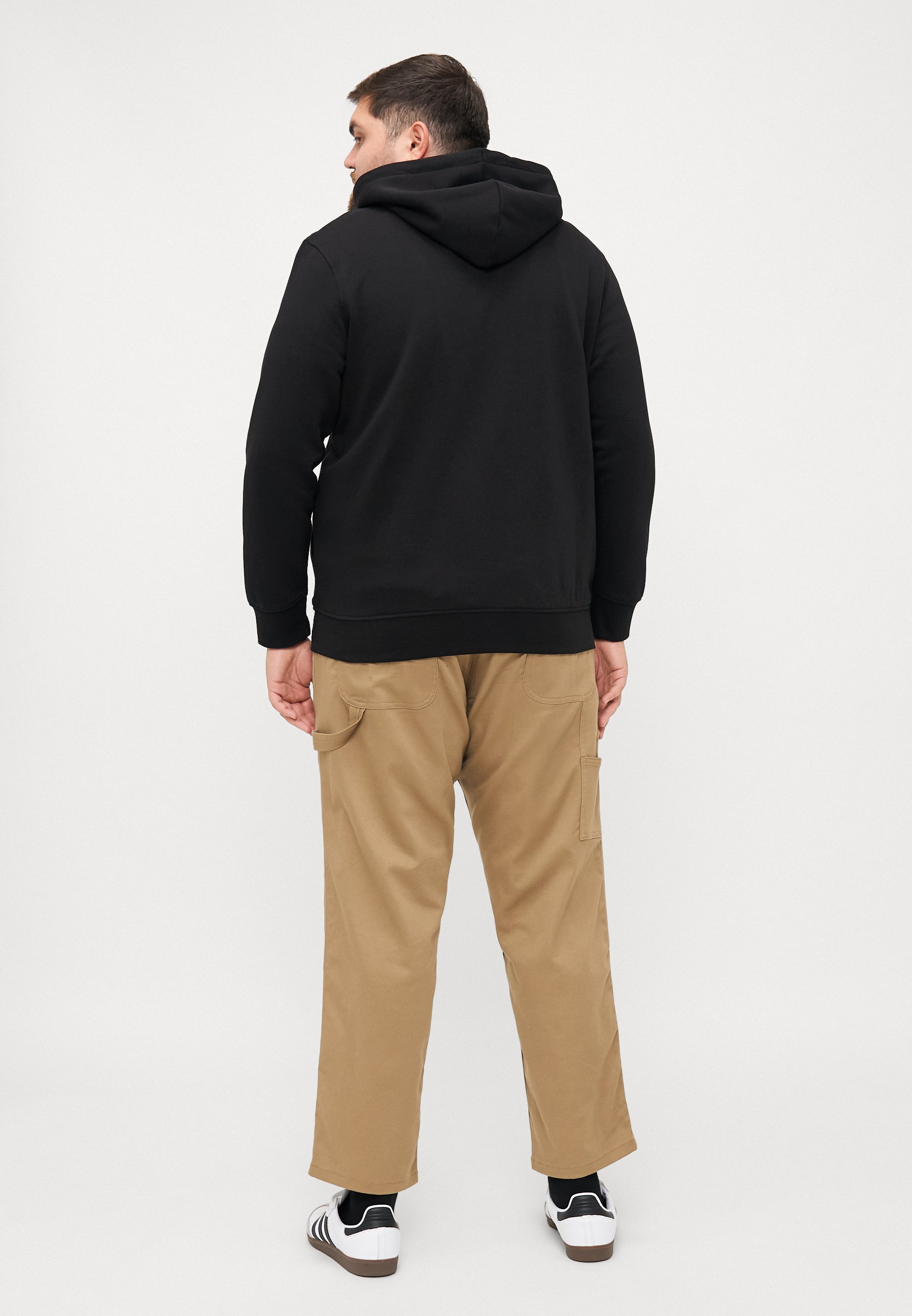 Jack & Jones JJESOHO ZIP HOOD - Mikina na zip - black