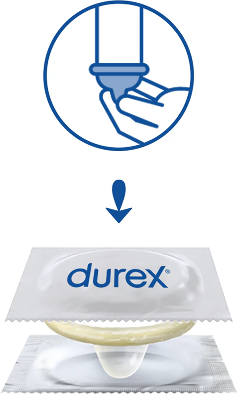 Preservativos Durex Sensual XL para uso médico